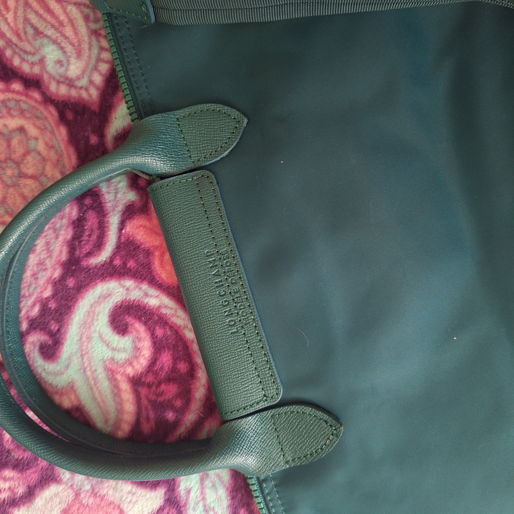 Longchamp Forest Green Tote Bag - Picture 3 of 10